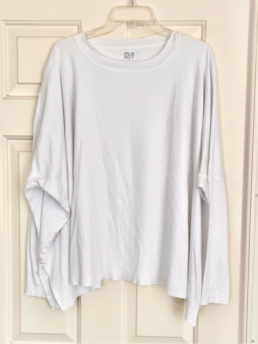 Planet by Lauren G White Long Sleeve Top OS